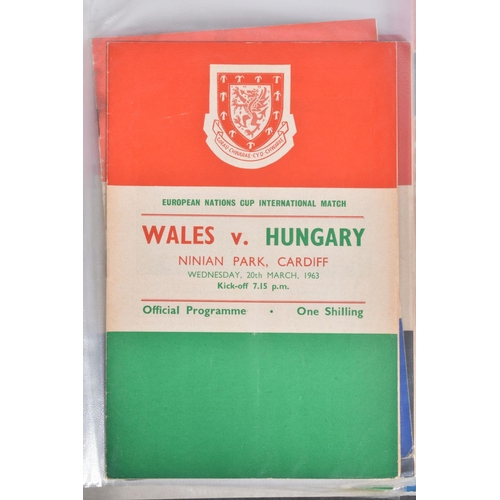 233 - A COLLECTION OF WALES FOOTBALL PROGRAMMES, programmes range from 1965 to 1976, featuring Wales v Eng... 