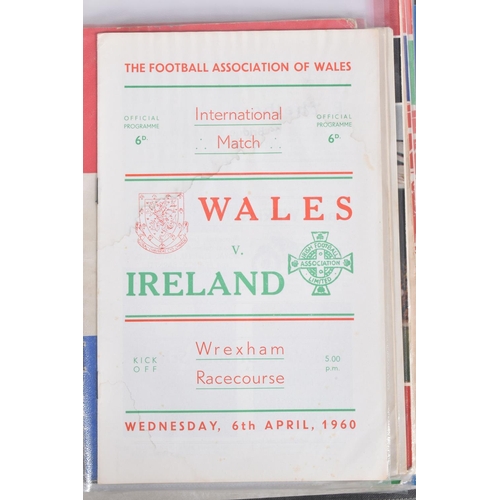 233 - A COLLECTION OF WALES FOOTBALL PROGRAMMES, programmes range from 1965 to 1976, featuring Wales v Eng... 