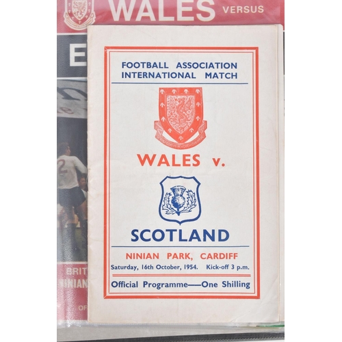 233 - A COLLECTION OF WALES FOOTBALL PROGRAMMES, programmes range from 1965 to 1976, featuring Wales v Eng... 