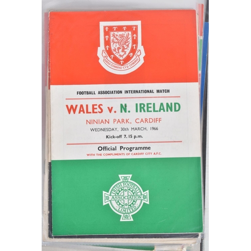 233 - A COLLECTION OF WALES FOOTBALL PROGRAMMES, programmes range from 1965 to 1976, featuring Wales v Eng... 