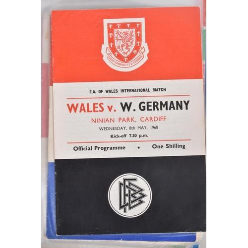 233 - A COLLECTION OF WALES FOOTBALL PROGRAMMES, programmes range from 1965 to 1976, featuring Wales v Eng... 