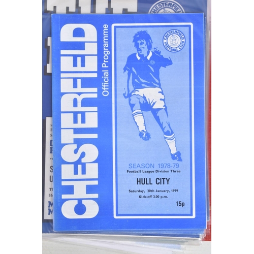 239 - A COLLECTION OF BARNSLEY, MANSFIELD TOWN AND CHESTERFIELD FOOTBALL CLUB PROGRAMMES, Barnsley  progra... 