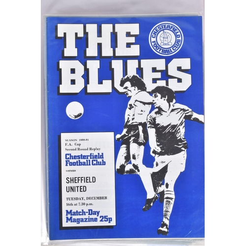 239 - A COLLECTION OF BARNSLEY, MANSFIELD TOWN AND CHESTERFIELD FOOTBALL CLUB PROGRAMMES, Barnsley  progra... 