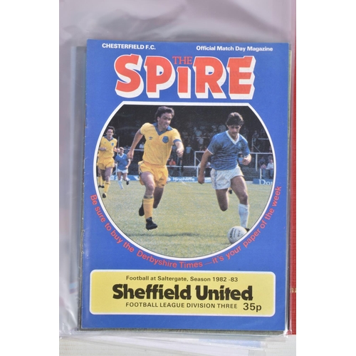 239 - A COLLECTION OF BARNSLEY, MANSFIELD TOWN AND CHESTERFIELD FOOTBALL CLUB PROGRAMMES, Barnsley  progra... 