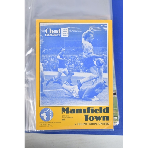 239 - A COLLECTION OF BARNSLEY, MANSFIELD TOWN AND CHESTERFIELD FOOTBALL CLUB PROGRAMMES, Barnsley  progra... 