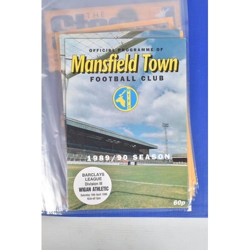 239 - A COLLECTION OF BARNSLEY, MANSFIELD TOWN AND CHESTERFIELD FOOTBALL CLUB PROGRAMMES, Barnsley  progra... 