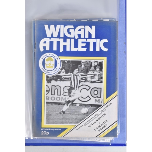 242 - A COLLECTION OF BOLTON WANDERERS AND WIGAN ATHLETIC FOOTBALL CLUB PROGRAMMES, Bolton Wanderers  prog... 