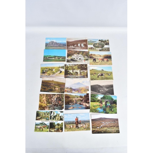 250 - A LARGE COLLECTION OF POSTCARDS, APPROXIMATELY 650-700 OF DARTMORE, DEVON, a great selection of topo... 