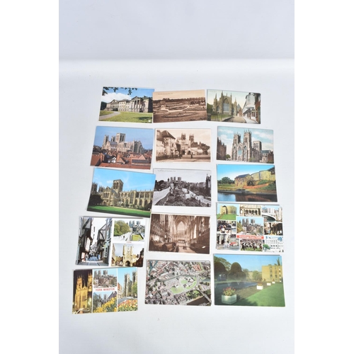 254 - A LARGE COLLECTION OF POSTCARDS, APPROXIMATELY 750-800 of York, North Yorkshire, these are spanning ... 