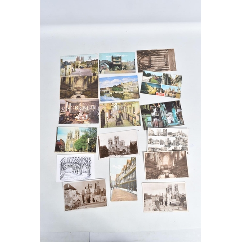 254 - A LARGE COLLECTION OF POSTCARDS, APPROXIMATELY 750-800 of York, North Yorkshire, these are spanning ... 