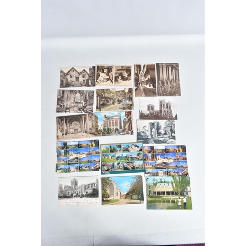 254 - A LARGE COLLECTION OF POSTCARDS, APPROXIMATELY 750-800 of York, North Yorkshire, these are spanning ... 