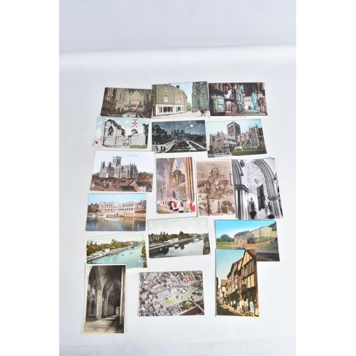 254 - A LARGE COLLECTION OF POSTCARDS, APPROXIMATELY 750-800 of York, North Yorkshire, these are spanning ... 