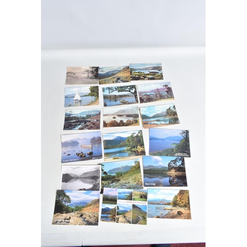 255 - A LARGE COLLECTION OF POSTCARDS, APPROXIMATELY 650-700 OF DERWENTWATER, CUMBRIA, a great selection o... 