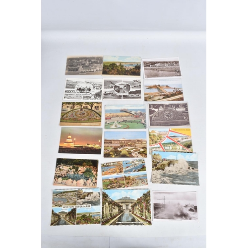 258 - A LARGE COLLECTION OF POSTCARDS, APPROXIMATELY 800-900 OF WESTON-SUPER-MARE N. SOMERSET, a great sel... 