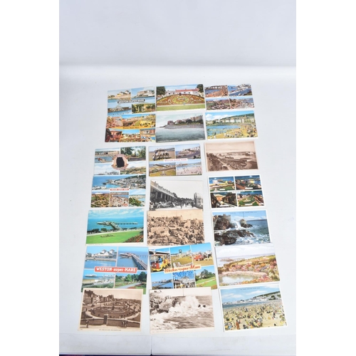 258 - A LARGE COLLECTION OF POSTCARDS, APPROXIMATELY 800-900 OF WESTON-SUPER-MARE N. SOMERSET, a great sel... 