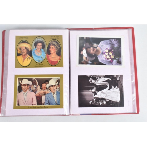 262 - A COLLECTION OF POSTCARDS RELATING TO THE ROYAL FAMILY AND THE MILITARY, includes six albums and 1 c... 