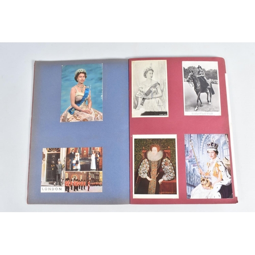 262 - A COLLECTION OF POSTCARDS RELATING TO THE ROYAL FAMILY AND THE MILITARY, includes six albums and 1 c... 