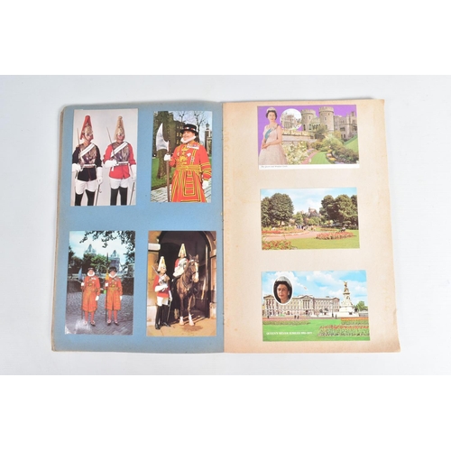 262 - A COLLECTION OF POSTCARDS RELATING TO THE ROYAL FAMILY AND THE MILITARY, includes six albums and 1 c... 