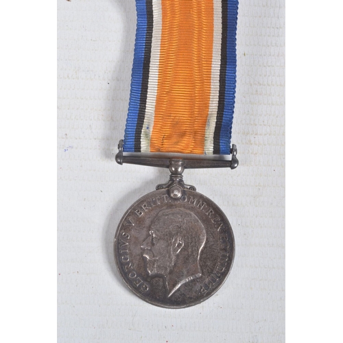 264 - A FIFTEENTH LONDON REGIMENT PAIR OF WWI MEDALS AND SOME CLOTH INSIGNA, the medals are correctly name... 