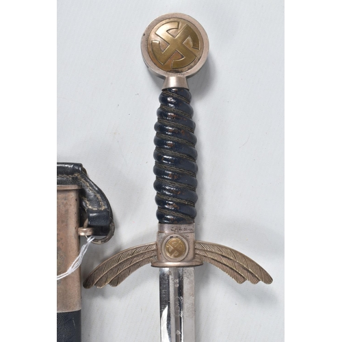 289 - AN EARLY THIRD REICH LUFTWAFFE OFFICERS SWORD, by the maker David Malsch of Steinbach-Thur Germany, ... 