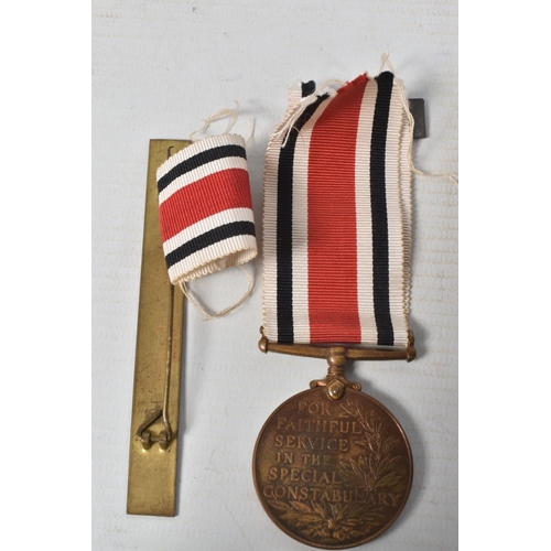 295 - A COLLECTION OF MEDALS FROM WWI, WWII, ODD FELLOWS AND A SPECIAL CONSTABULARY MEDAL, the WWI pair of... 