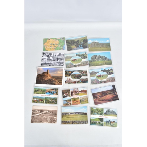 250 - A LARGE COLLECTION OF POSTCARDS, APPROXIMATELY 650-700 OF DARTMORE, DEVON, a great selection of topo... 