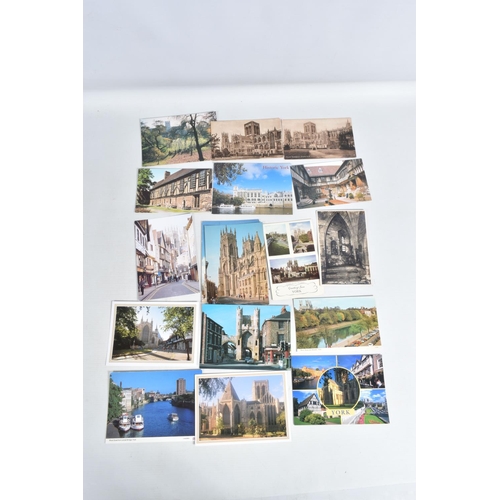 254 - A LARGE COLLECTION OF POSTCARDS, APPROXIMATELY 750-800 of York, North Yorkshire, these are spanning ... 