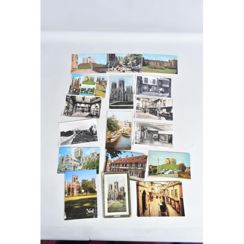 254 - A LARGE COLLECTION OF POSTCARDS, APPROXIMATELY 750-800 of York, North Yorkshire, these are spanning ... 