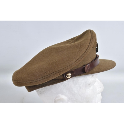 300 - A ROYAL ENGINEERS CAP, VARIOUS BUTTONS, CUFFLINKS, MEDALS BARS and other assorted items, the RE cap ... 