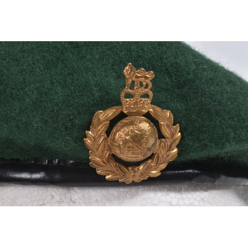 300 - A ROYAL ENGINEERS CAP, VARIOUS BUTTONS, CUFFLINKS, MEDALS BARS and other assorted items, the RE cap ... 