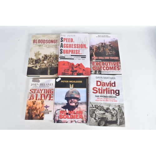 304 - A SELECTION OF BOOKS, WITH SPECIAL FORCES INTEREST, ALL OWNED BY PETER McAleese,   RECCE   Guide to ... 