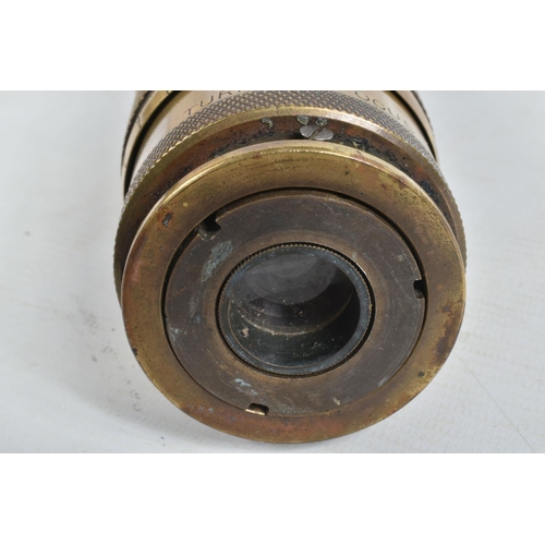 313 - A FULLY MARKED EXAMPLE OF AN W. OTTWAY & SONS BRASS NAVAL GUNSIGHT, V.P. 5 to 15, as used on WWI Dre... 