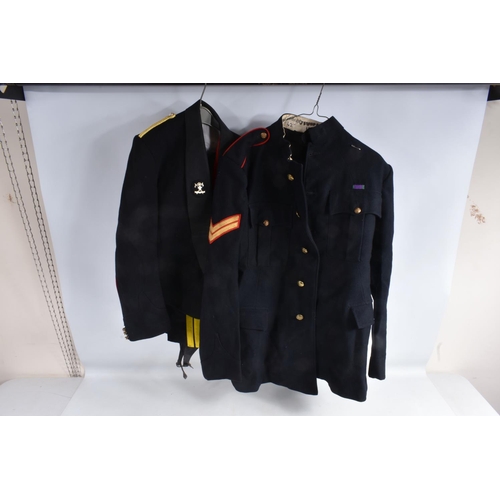 337 - TWO MILITARY NUMBER ONE DRESS UNIFORMS TO INCLUDE LANCERS AND ROYAL ARTILIARY, the Lancers uniform i... 