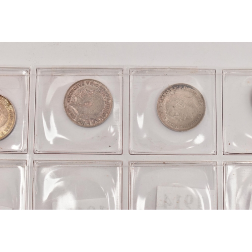 164 - A DATE RUN OF GEORGE V THREEPENCE 3d COINS 1911 To 1922, with 2x 1920, high grades (13)