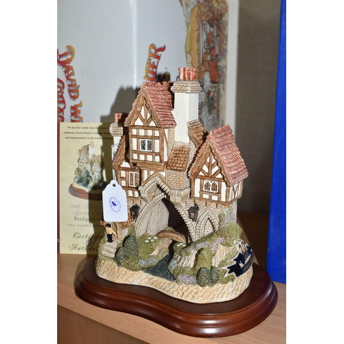 302 - A GROUP OF DAVID WINTER LIMITED EDITION SCULPTURES comprising a carnival edition 'Castle Tower of Wi... 