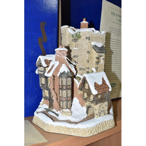 302 - A GROUP OF DAVID WINTER LIMITED EDITION SCULPTURES comprising a carnival edition 'Castle Tower of Wi... 