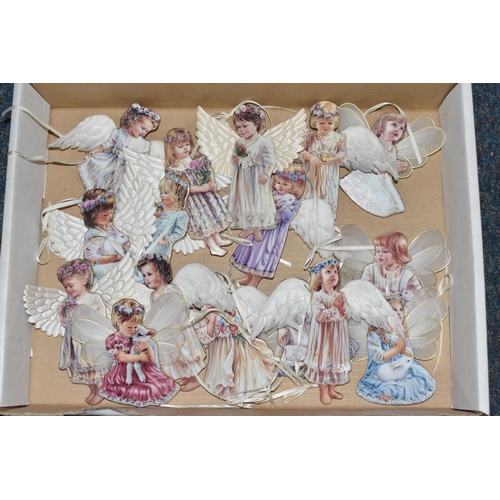 316 - A BOX OF BRADFORD EDITIONS 'HEAVEN'S LITTLE ANGELS ORNAMENTS', by Dona Gelsinger, sixteen ornaments,... 