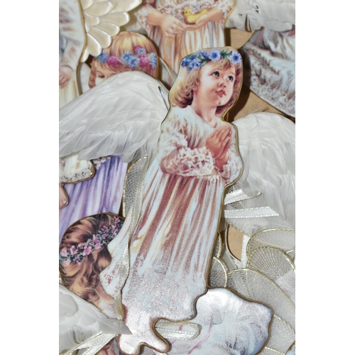 316 - A BOX OF BRADFORD EDITIONS 'HEAVEN'S LITTLE ANGELS ORNAMENTS', by Dona Gelsinger, sixteen ornaments,... 