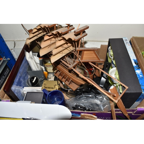 381 - FIVE BOXES AND LOOSE BOOKS AND SUNDRY ITEMS, to include approximately seventy books, titles to inclu... 