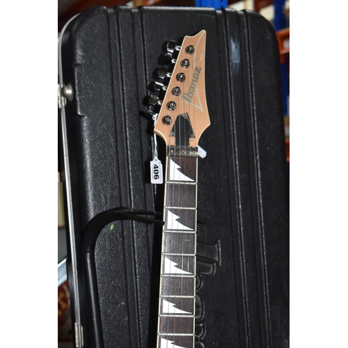 406 - AN IBANEZ RG550 LIMITED EDITION ELECTRIC GUITAR AND HARD CASE marked 'F9937537 Japan' to the back of... 