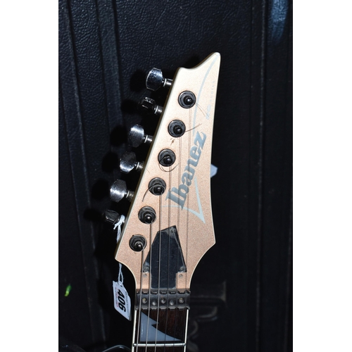 406 - AN IBANEZ RG550 LIMITED EDITION ELECTRIC GUITAR AND HARD CASE marked 'F9937537 Japan' to the back of... 