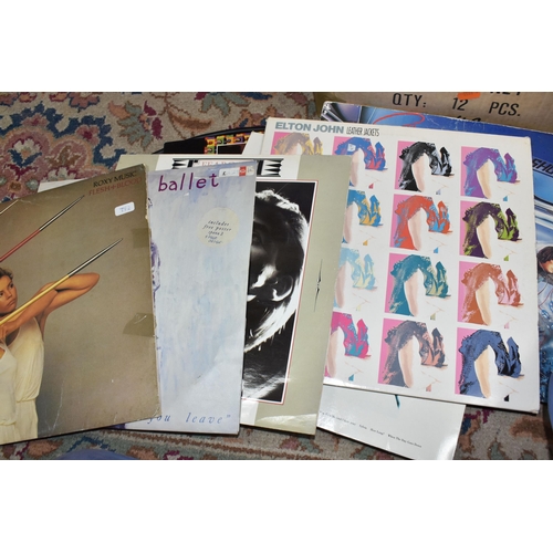 413 - THREE CASES OF LPS, artist include Roxy Music, Duran Duran, Eurythmics, Thompson Twins, Spandau Ball... 