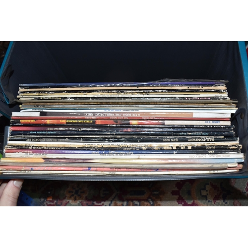 413 - THREE CASES OF LPS, artist include Roxy Music, Duran Duran, Eurythmics, Thompson Twins, Spandau Ball... 