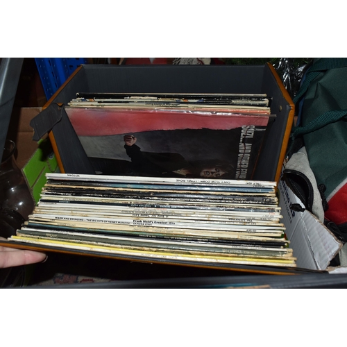 413 - THREE CASES OF LPS, artist include Roxy Music, Duran Duran, Eurythmics, Thompson Twins, Spandau Ball... 