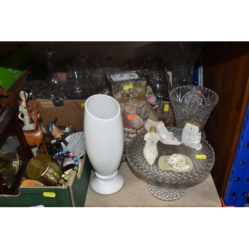 436 - SIX BOXES AND LOOSE ASSORTED ORNAMENTS to include a box of fantasy themed ornaments to include drago... 