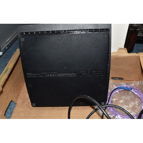 448 - A BOX CONTAINING A PLAYSTATION 3 CONSOLE AND GAMES, includes Ratchet & Clank Tools of Destruction, R... 