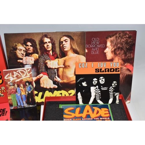 474 - A SLADE BOX SET SIGNED BY JIMMY LEA, from Jim Lea's personal collection with signed letter of proven... 