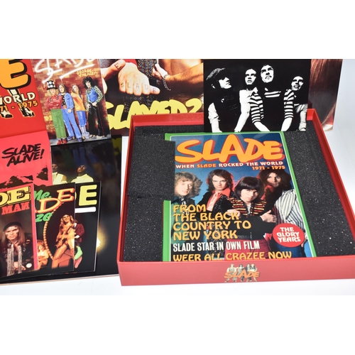 474 - A SLADE BOX SET SIGNED BY JIMMY LEA, from Jim Lea's personal collection with signed letter of proven... 