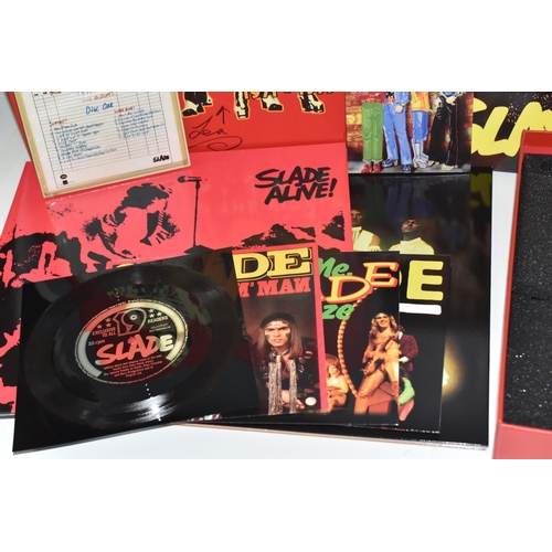 474 - A SLADE BOX SET SIGNED BY JIMMY LEA, from Jim Lea's personal collection with signed letter of proven... 