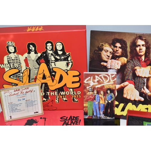 474 - A SLADE BOX SET SIGNED BY JIMMY LEA, from Jim Lea's personal collection with signed letter of proven... 